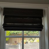 Woven Wood Shades on Toluca Estates Dr in Toluca Lake, CA